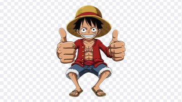 Luffy Showing Thumbs Up, Thumbs Up PNG, One Piece, Anime, Sticker, Funny, Japan Monkey D Luffy, Luffy Showing Thumbs Up PNG, Luffy Showing, PNG, PNG Images, Transparent Files, png free, png file, Free PNG, png download, PNG Image Hub,