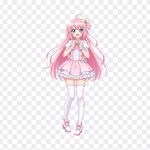 Adorable anime girl with vibrant eyes and charming features, showcasing cute anime girl style. Perfect for anime fans!