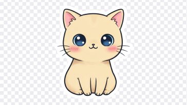 Cute Cat Sticker: Download this adorable cat sticker featured in our "Cute Cat Sticker" blog post! Perfect for your projects