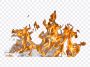 High resolution transparent fire flames image from the "Fire Flames Transparent" blog post. Download this free fiery graphic for your projects