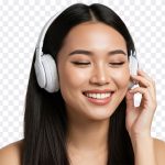 Girl Listening to Music, Listening to Music PNG, Girl Listening to Music PNG, Girl Listening with Headphones, Music PNG, Girl and Music, PNG, PNG Images, Transparent Files, png free, png file, Free PNG, png download, PNG Image Hub,