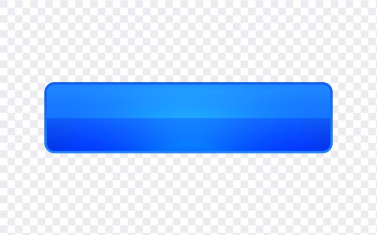 Close up of a glossy blue button, reflecting light. Vibrant blue hue, smooth surface. Perfect for web design, UI, and UX. Glossy blue button design