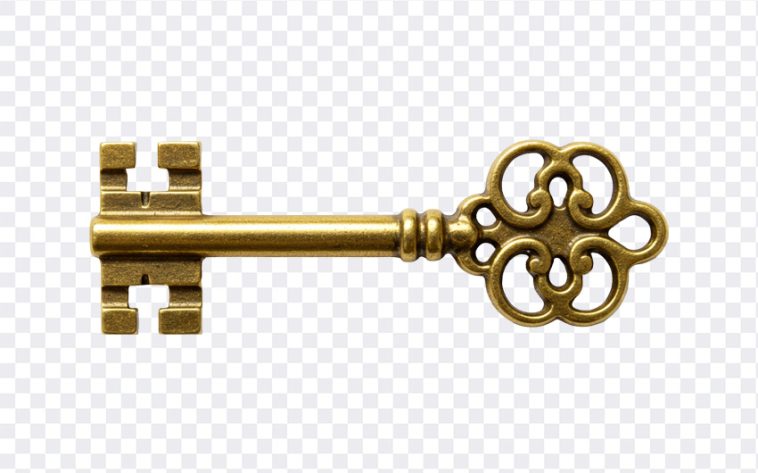 Golden Key: Download this image of a gleaming golden key, featured in the "Golden Key" blog post. Unlock more!