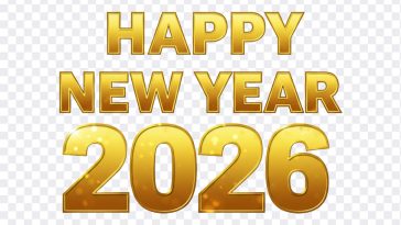 Happy New Year 2026 image from the Auto Draft blog post. Download this festive graphic for your New Year's projects