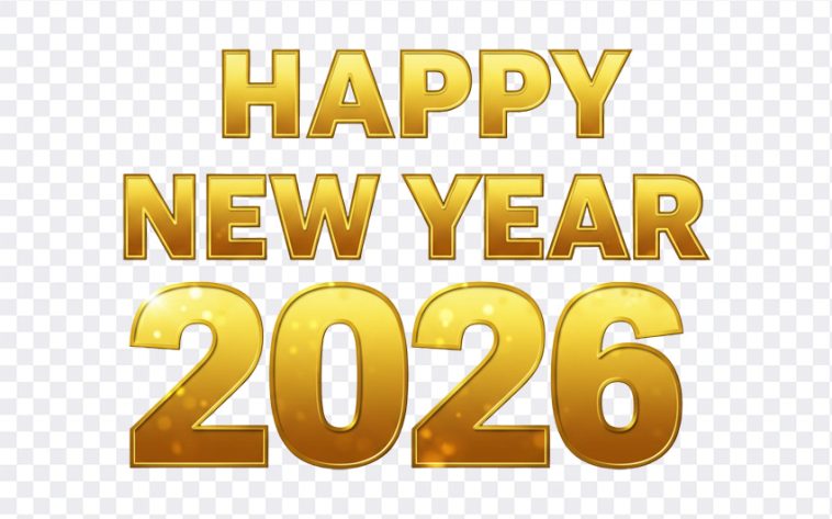 Happy New Year 2026 image from the Auto Draft blog post. Download this festive graphic for your New Year's projects