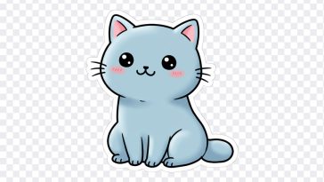 Kawai Cat Sticker, Sticker PNG, kitten, Cute Cat PNG, Cat Sticker PNG, Kawai Cat, Kawai Cat Sticker PNG, Kawai, PNG, PNG Images, Transparent Files, png free, png file, Free PNG, png download, PNG Image Hub,
