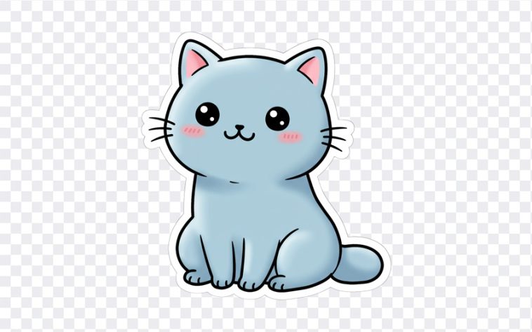 Kawai Cat Sticker, Sticker PNG, kitten, Cute Cat PNG, Cat Sticker PNG, Kawai Cat, Kawai Cat Sticker PNG, Kawai, PNG, PNG Images, Transparent Files, png free, png file, Free PNG, png download, PNG Image Hub,