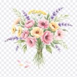 Watercolor Flower Bouquet, Watercolor Floral, Bouquet PNG, Flower Bouquet PNG, Watercolor Flower, Watercolor Flower Bouquet PNG, Watercolor, PNG, PNG Images, Transparent Files, png free, png file, Free PNG, png download, PNG Image Hub,