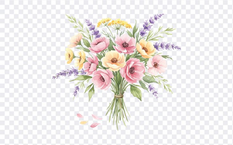 Watercolor Flower Bouquet, Watercolor Floral, Bouquet PNG, Flower Bouquet PNG, Watercolor Flower, Watercolor Flower Bouquet PNG, Watercolor, PNG, PNG Images, Transparent Files, png free, png file, Free PNG, png download, PNG Image Hub,