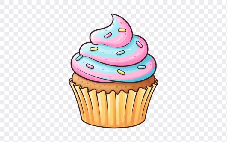 Cartoon Sticker Cupcake, Cartoon Sticker, Cartoon Sticker Cupcake PNG, Cartoon, Cupcake PNG, PNG, PNG Images, Transparent Files, png free, png file, Free PNG, png download, PNG Image Hub,