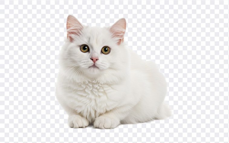 Cute Cat, Cute, Fluffy Cat, Cute Cat PNG, White Cat, Pussy, PNG, PNG Images, Transparent Files, png free, png file, Free PNG, png download, PNG Image Hub,