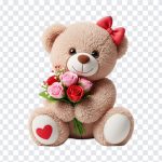 Cute Valentines Day Teddy Bear With Flowers, Teddy Bear, Teddy Bear With Flowers PNG, Valentines Day Teddy Bear, Cute Valentines Day Teddy Bear With Flowers PNG, Cute Valentines Day Teddy Bear, PNG, PNG Images, Transparent Files, png free, png file, Free PNG, png download, PNG Image Hub,