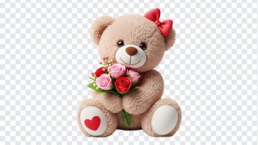 Cute Valentines Day Teddy Bear With Flowers, Teddy Bear, Teddy Bear With Flowers PNG, Valentines Day Teddy Bear, Cute Valentines Day Teddy Bear With Flowers PNG, Cute Valentines Day Teddy Bear, PNG, PNG Images, Transparent Files, png free, png file, Free PNG, png download, PNG Image Hub,