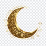 Ramadan Crescent Moon, Ramadan PNG, Golden Crescent Moon And Stars Ramadan PNG, Golden Crescent MoonP NG, PNG, PNG Images, Transparent Files, png free, png file, Free PNG, png download, PNG Image Hub,