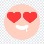 TikTok Drool Emoji, Emoji PNG, Heart Eyes Emoji, TikTok Drool, Drool Emoji PNG, TikTok Drool Emoji PNG, TikTok, PNG, PNG Images, Transparent Files, png free, png file, Free PNG, png download, PNG Image Hub,